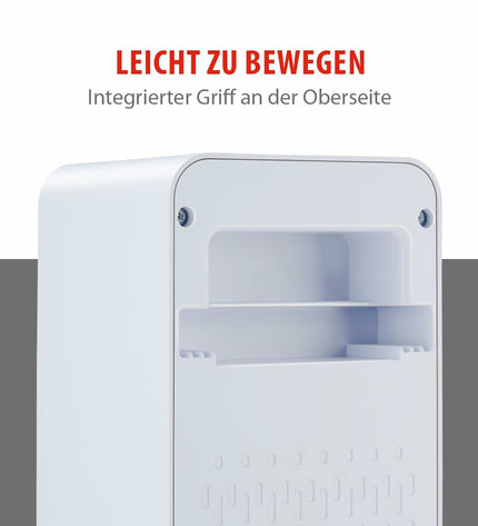 Alpina portable air conditioner for home and cooking, compact unit with vents and digital display, designed for efficient cooling.