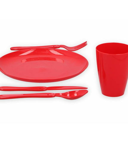 Excellent Houseware PVC lunchbox set for outdoor activities, measuring 26x24.5x11.5 cm, ideal for camping and hiking.