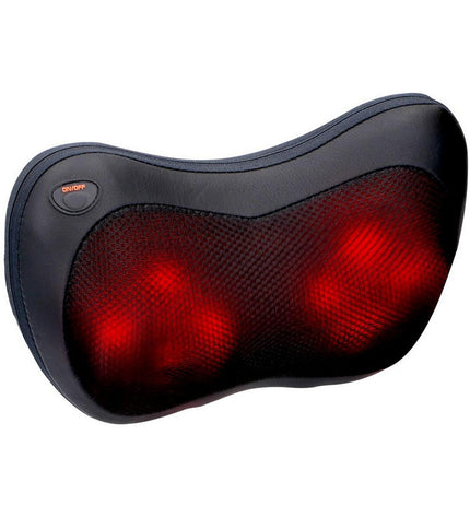 Grundig neck massage device for health and wellness, showing ergonomic design and control buttons for relaxation.