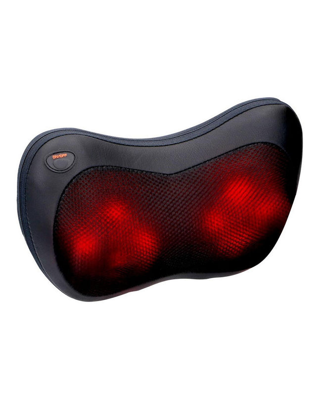 Grundig neck massage device for health and wellness, showing ergonomic design and control buttons for relaxation.