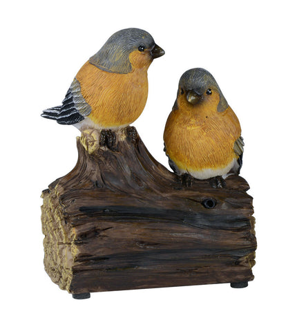 Colorful Progarden outdoor garden figurine with bird design, made of polypropyleen, adds decorative charm to outdoor spaces.