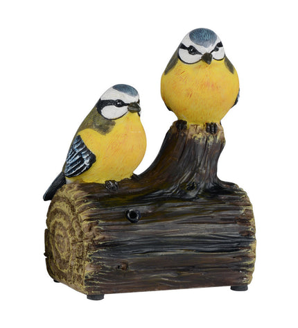 Colorful Progarden outdoor garden figure with bird sound decor, made of polypropyleen, suitable for garden outdoor decoration.