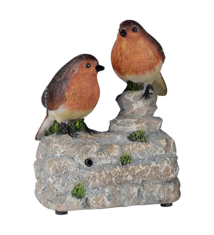 Colorful Progarden outdoor garden bird figure made of polypropyleen, decorative bird sculpture with sound for garden decoration.