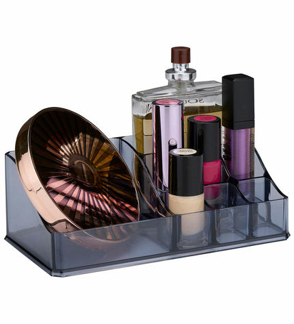 Touch of Beauty acrylic make-up organizer with 8 compartments, ideal for bathroom and home storage.