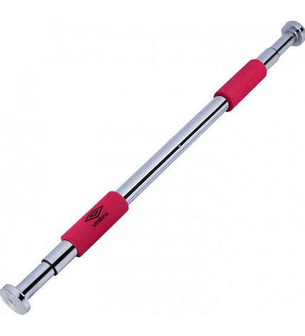 Umbro Optrekstang telescopische sport- en outdoor fitness bar, uitschuifbaar voor krachttraining en lichaamsbeweging.