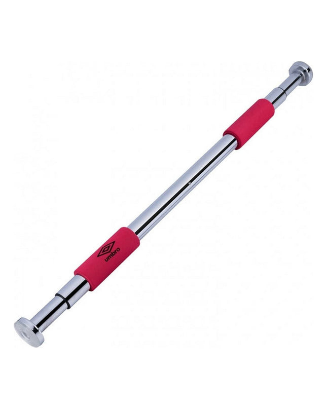 Umbro Optrekstang telescopische sport- en outdoor fitness bar, uitschuifbaar voor krachttraining en lichaamsbeweging.