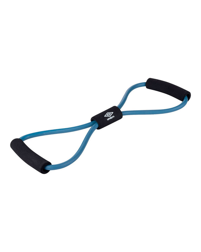 Umbro elastic resistance bands for fitness and outdoor workouts, featuring a compact, colorful design for strength training.