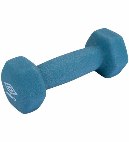Umbro 1kg fitness dumbbells for strength training, featuring a sleek design suitable for home gym workouts.