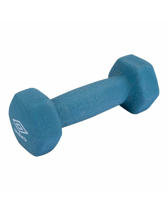 Umbro 1kg fitness dumbbells for strength training, featuring a sleek design suitable for home gym workouts.