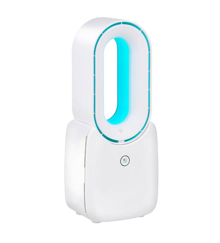 Lifetime Tafelventilator Wit 5 W, desktop fan in white for home and kitchen cooling, portable air circulation device.