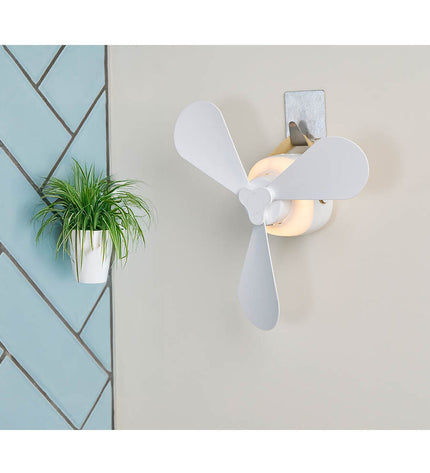 Lifetime Tafelventilator in white, portable air conditioning unit with 28x28x34 cm size, designed for home and kitchen use.