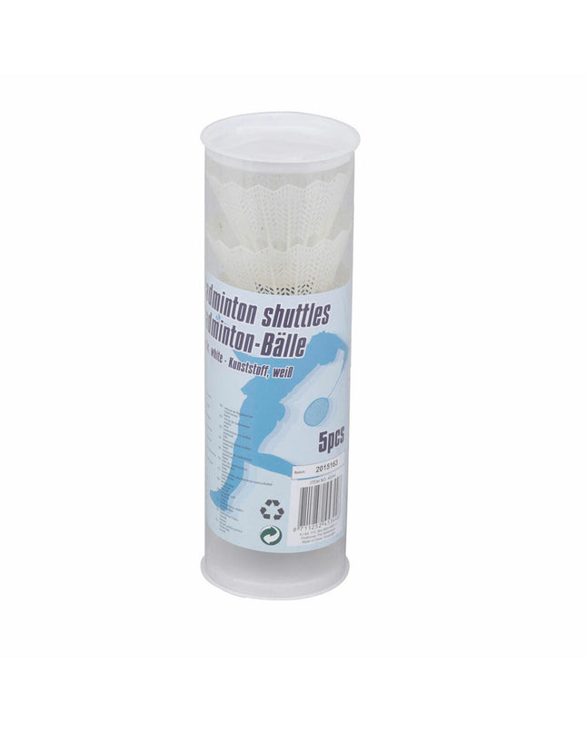 Lifetime badminton shuttlecock for outdoor play, featuring a white feathered design suitable for sports and outdoor badminton games.