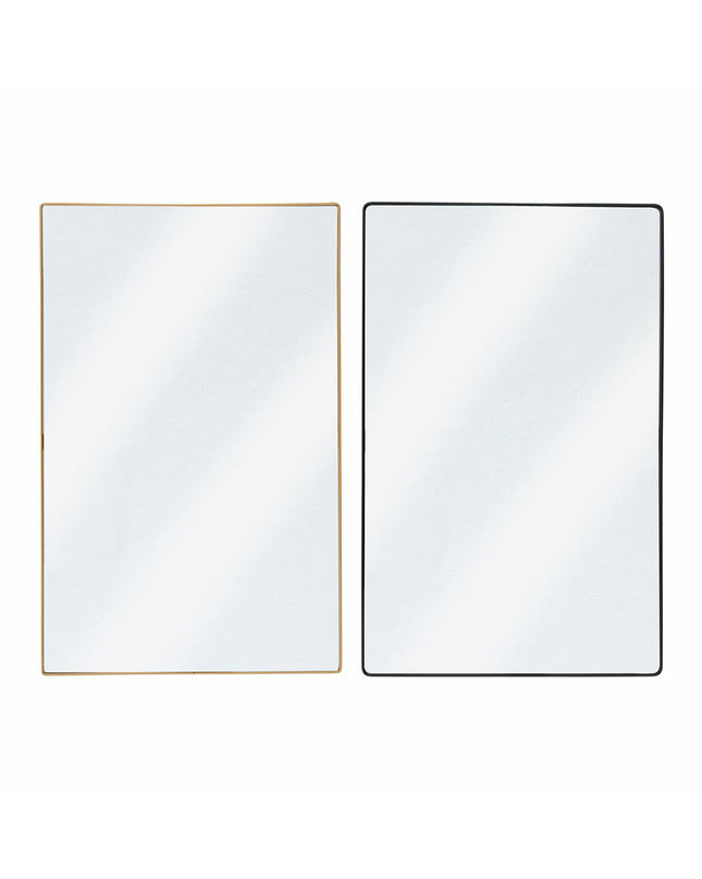 Articasa wandspiegel in huisdecoratie, 44x28 cm, rectangular mirror with a sleek frame for stylish wall decoration.