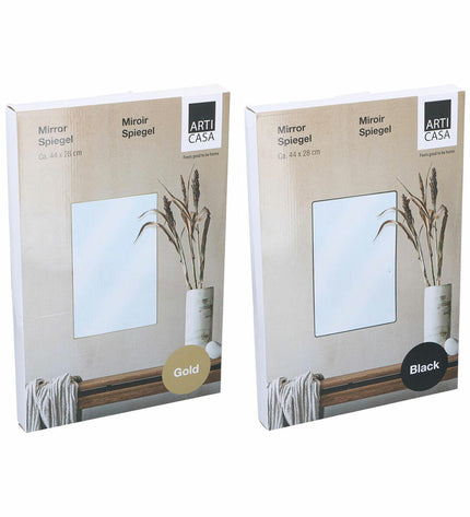 Articasa wall mirror, 44x28 cm, featuring a sleek modern design for home decor and kitchen spaces.