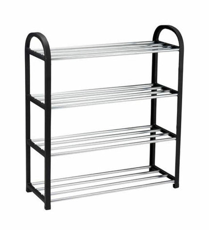 Alpina Schoenenrek for home organization, featuring multiple slots for storing shoes in a neat, accessible manner.