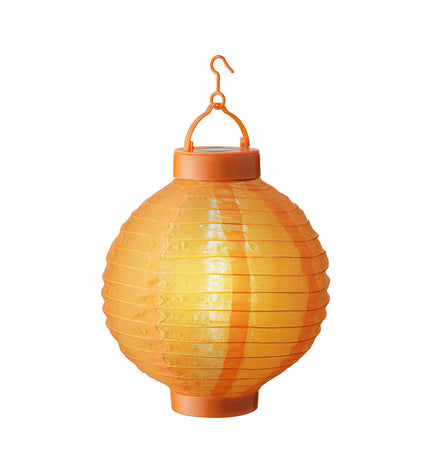 Colorful Lumineo nylon lantern for outdoor garden decor, featuring sorted vibrant colors and durable design.