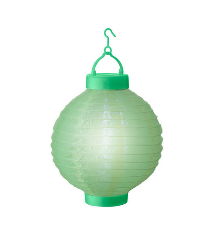 Colorful Lumineo nylon outdoor lantern for garden decoration, featuring assorted vibrant hues and durable design.