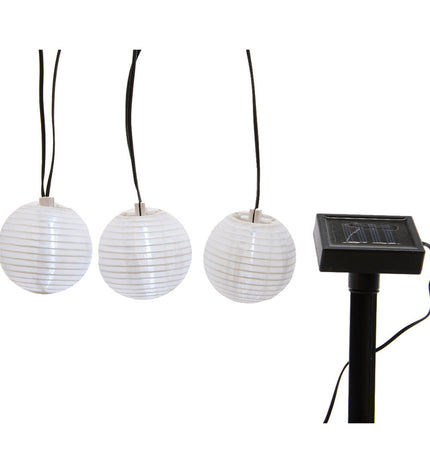 Lumineo outdoor 7.5m white LED light garland for garden decor, weatherproof string lights for outdoor decoration