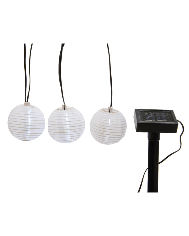 Lumineo outdoor 7.5m white LED light garland for garden decor, weatherproof string lights for outdoor decoration