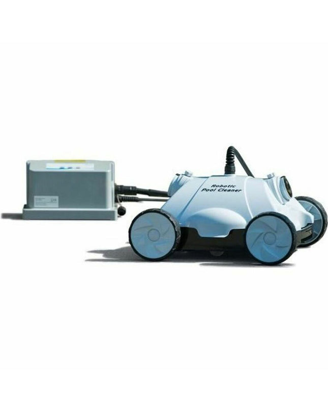 Ubbink Robotclean 1 automatic pool cleaner in action, designed for swimming pools, jacuzzis, and outdoor water features.