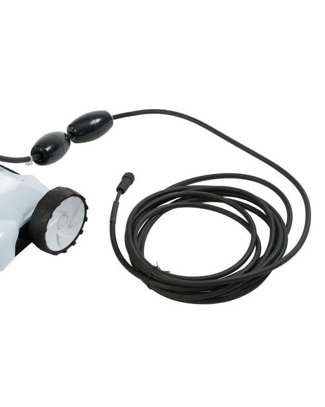 Ubbink Robotclean 1 automatic pool cleaner for gardens, jacuzzis, and swimming pools, with brushes and control panel visible.
