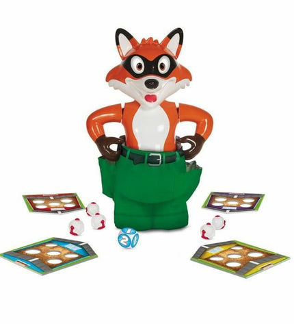 Goliath Filou Chiptou toy game with colorful game pieces and game board for children’s fun and interactive play.