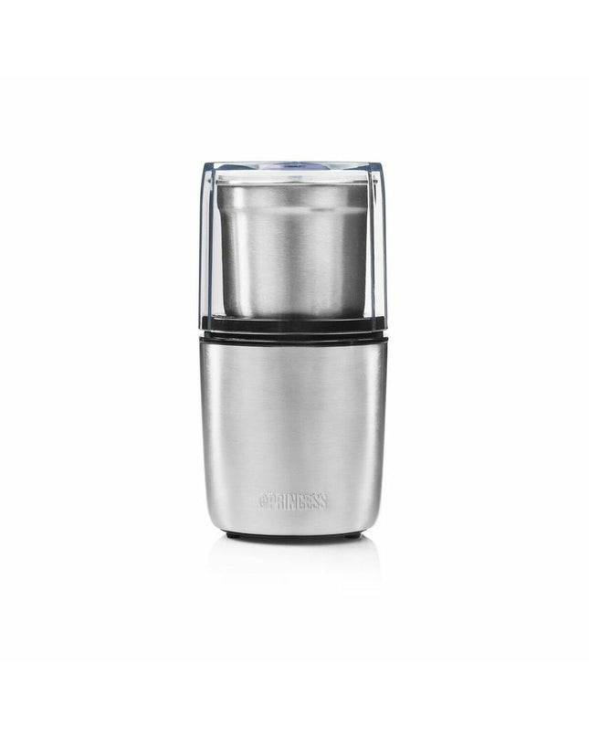 Princess Maalmachine in red and silver stainless steel, 200W compact electric food chopper for home cooking.