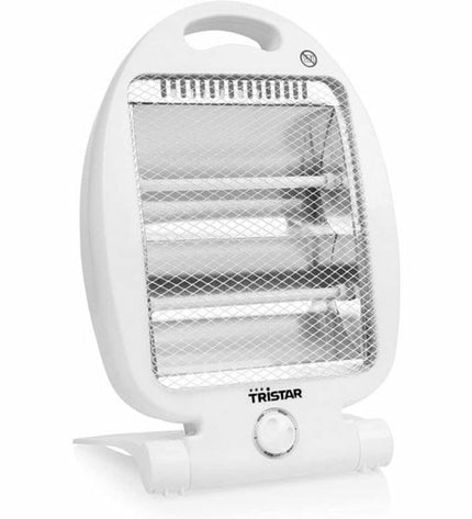 Tristar KA-5128 white 800W electric heater with compact design for home heating, suitable for portable air conditioning use.