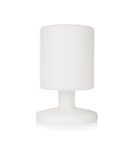 Smartwares IDE-60067 white plastic garden lantern, outdoor decorative lighting for garden or patio spaces.