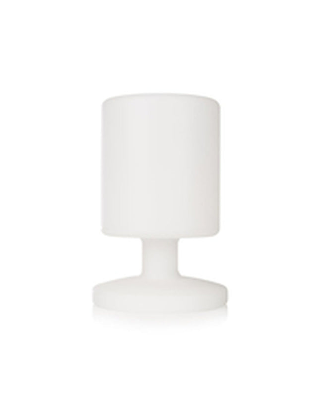 Smartwares IDE-60067 white plastic garden lantern, outdoor decorative lighting for garden or patio spaces.