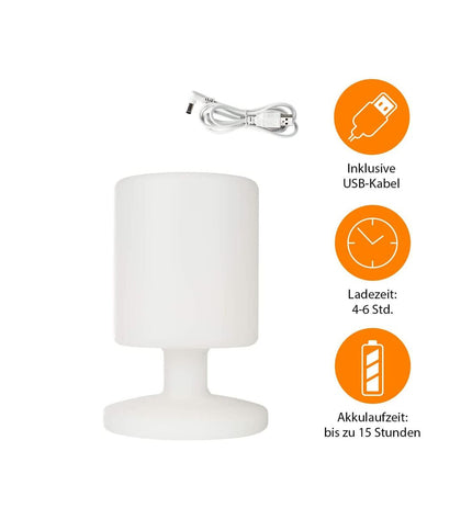 Smartwares IDE-60067 white plastic outdoor garden lantern with decorative design, ideal for outdoor patio or garden decor.