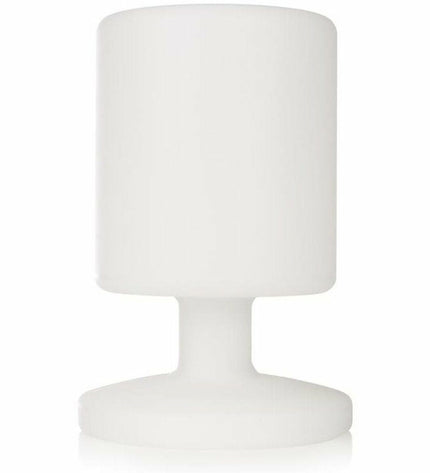 Smartwares IDE-60067 white plastic outdoor garden lantern with decorative design for outdoor lighting and decoration.