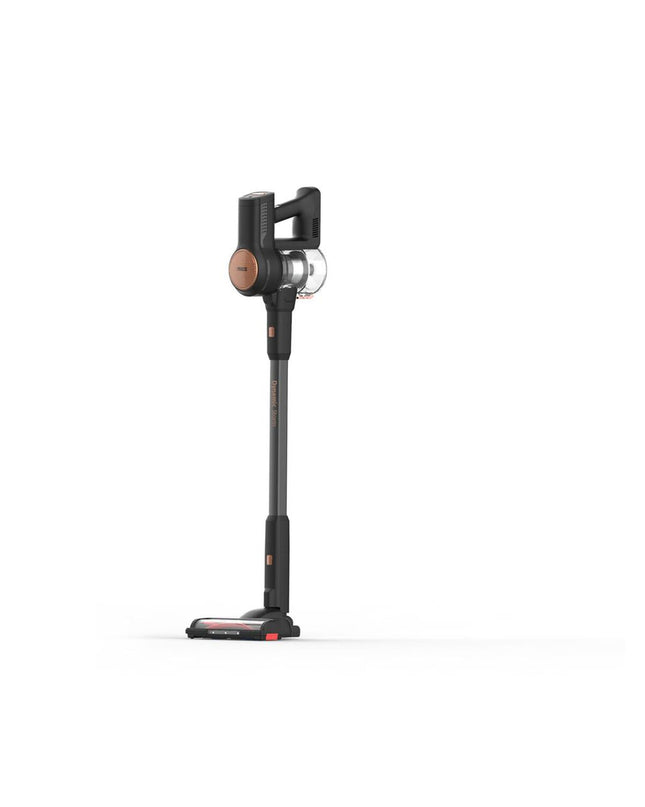 Princess Steelstofzuiger 339390 vacuum cleaner with 220W power, shown with hose and attachments for household cleaning.