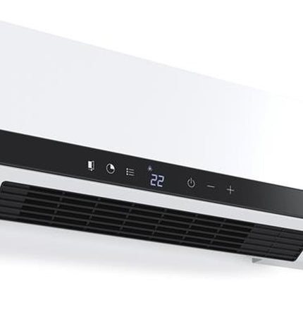 Tristar KA-5210 portable white heater for home heating and cooling, compact design with control panel visible.