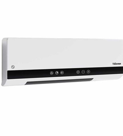 White Tristar KA-5216 portable air conditioner with adjustable vents and digital display for home cooling.