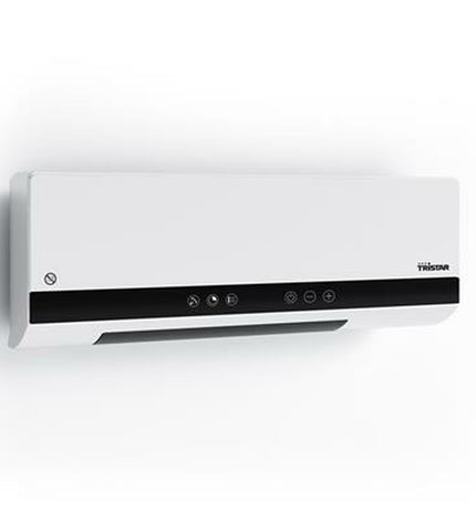 White Tristar KA-5216 portable heater and air conditioner for home use, compact appliance with control panel and vents
