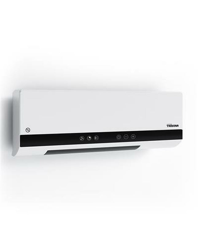 White Tristar KA-5216 portable heater and air conditioner for home use, compact appliance with control panel and vents
