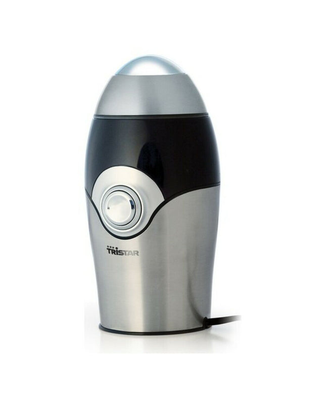 Tristar KM-2270 electric coffee grinder, 150W, white, compact kitchen appliance for grinding coffee and spices.