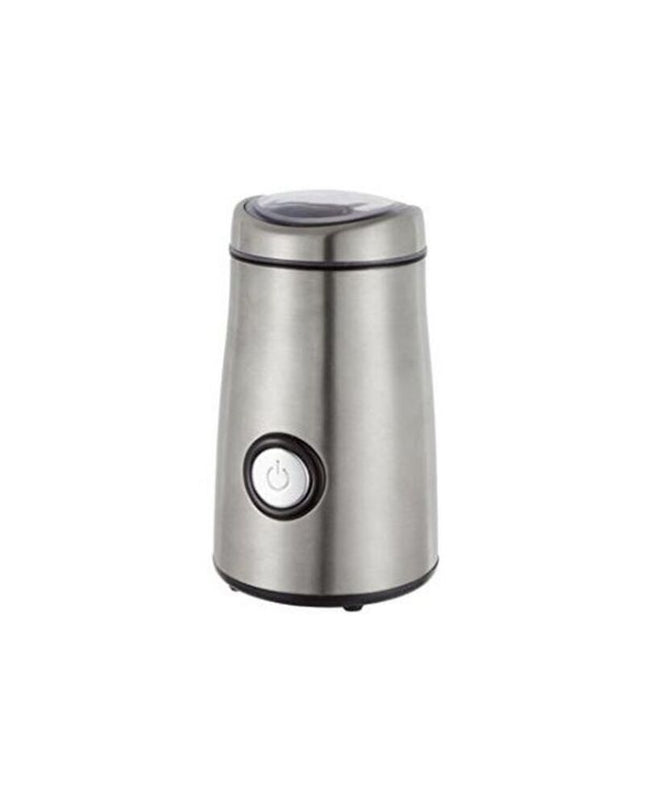 Princess electric coffee grinder with stainless steel blades, 150W motor, compact design for home brewing and kitchen use.