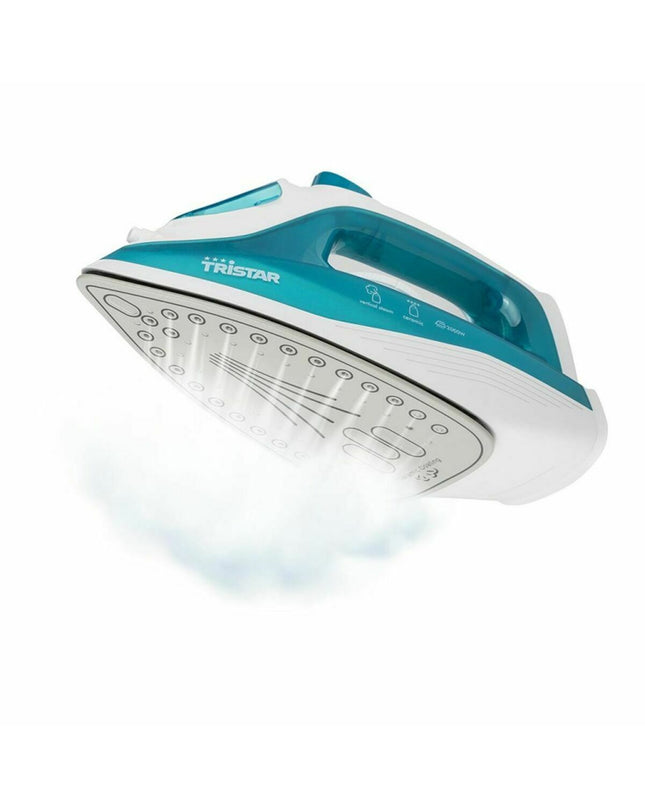 Tristar ST-8300 steam iron with 2000W power, sleek design, and adjustable steam control for efficient clothing ironing.