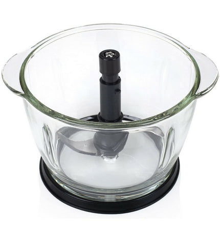 Princess Maalmachine in zwart glas with roestvrij staal, 300 W, 1 liter, compact electric kitchen appliance for home use.