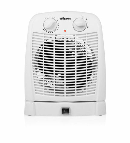 Tristar KA-5059 white portable heater with 2000W power, designed for home heating and cooling.