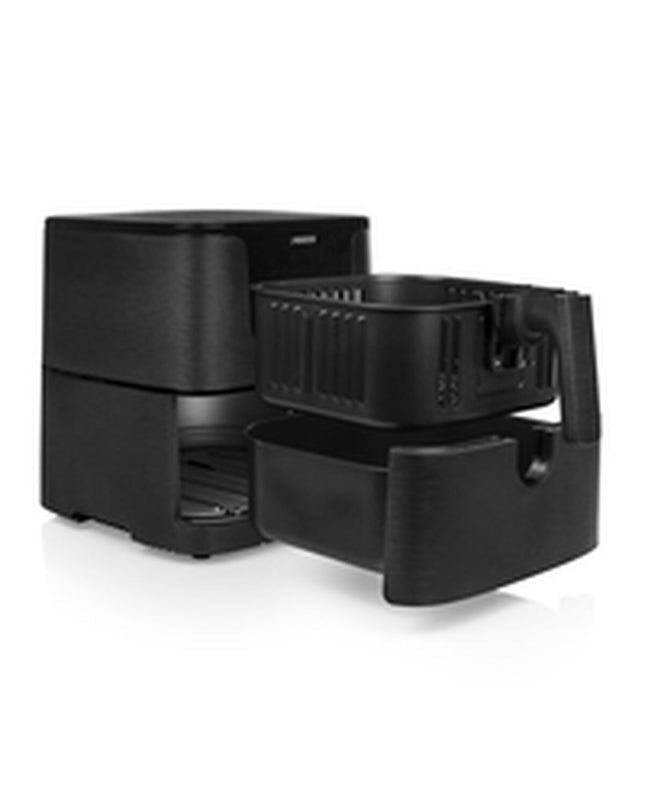 Princess luchtfriteuse 183014 in zwart, 1700W, 5.2L, compact elektrische keukenapparaat voor het frituren van snacks