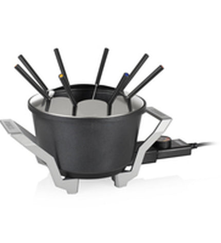 Princess Fondue Princess 173100, 1.5L, 800W, kitchen appliance for cheese or chocolate fondue, with a sleek design and heating elements.