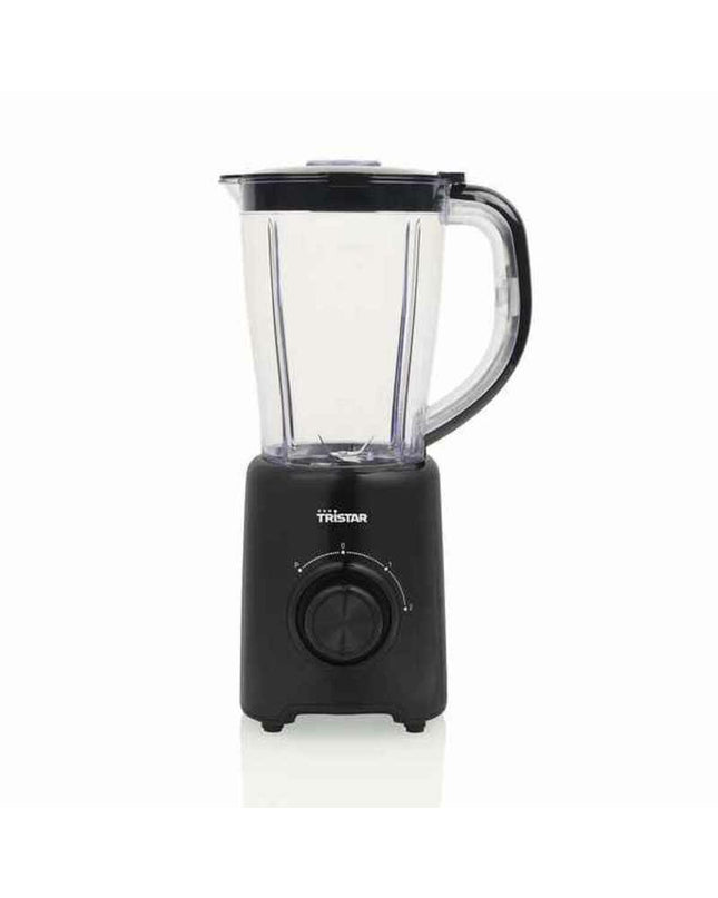 Tristar BL4476 500W hand mixer with stainless steel beaters and control buttons, ideal for baking and cooking tasks.