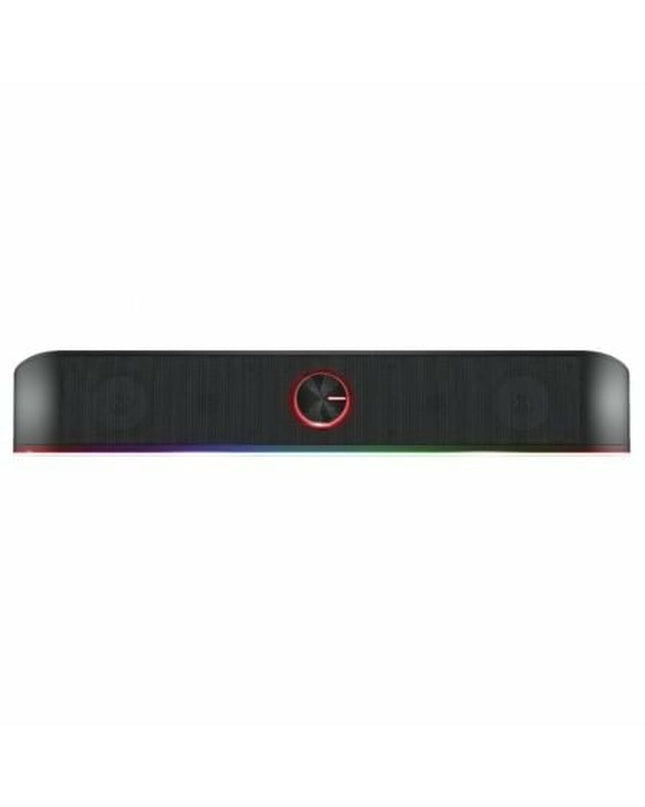 Trust GXT 619 Thorne black soundbar with 6W and 12W audio output, sleek electronic audio and hifi equipment for enhanced sound.