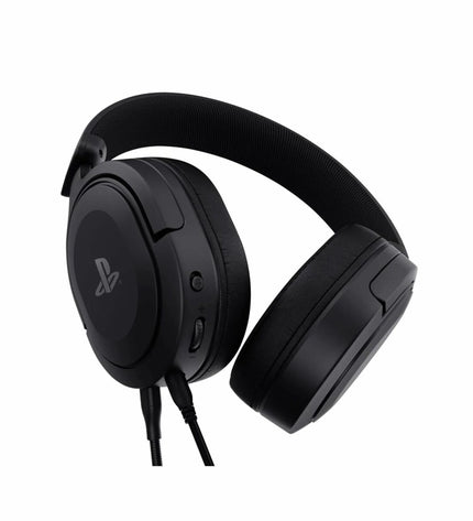 Trust 24715 gaming headset with microphone, plug-and-play design for consoles, featuring over-ear headphones and adjustable headband.