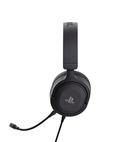 Trust 24715 headphones with microphone for gaming and communication, featuring a comfortable over-ear design and plug-and-play setup.