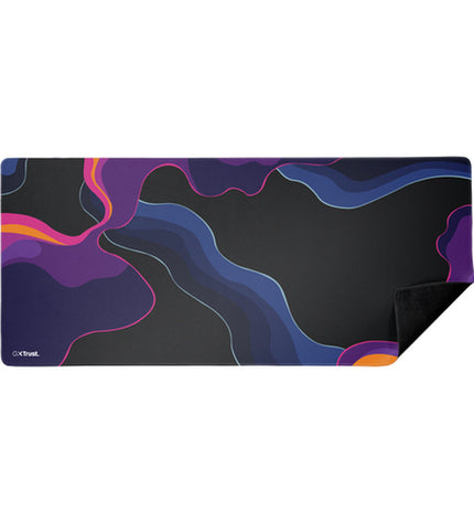 Trust gaming mat for plug and play consoles, featuring a sleek design suitable for electronic gaming setups.