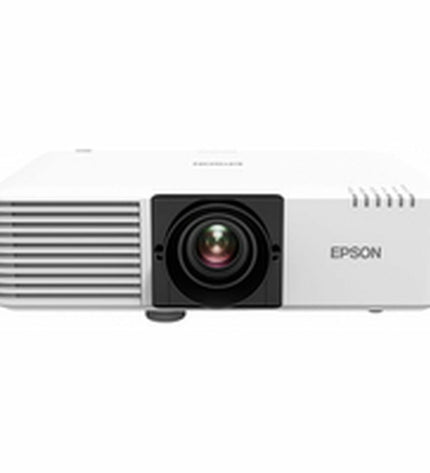 Epson V11HA44040 projector for home theater and electronics, showing front view with lens and control buttons.
